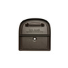 Architectural Mailboxes Oasis 360 Post Mount Locking Mailbox Rubbed Bronze 6300RZ